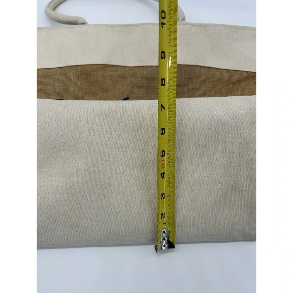 Disney Cruise Line Castaway Club Canvas Burlap‎ Beach Tote Bag weekender